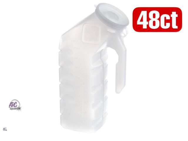 Lot 56-185817 - New Medline Supreme Male Urinal 32oz 48Ct