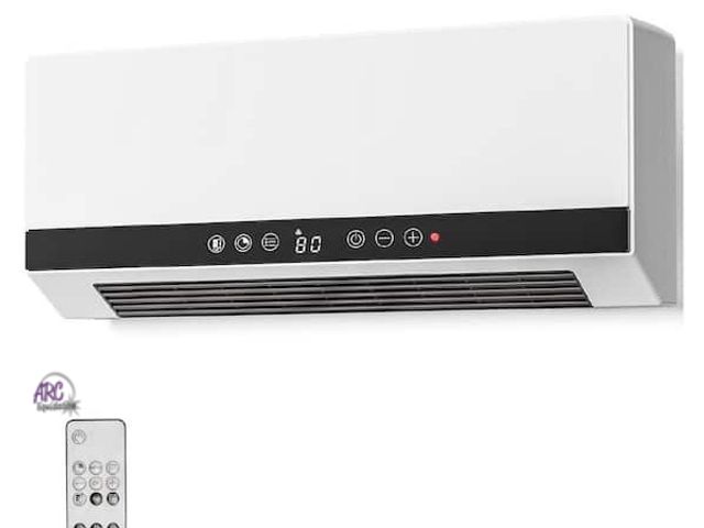 Lot 56-654540 - New in box tested works 
R.W.FLAME
1500W Wall Mounted Electric Heater with Adjustable Thermostat and...