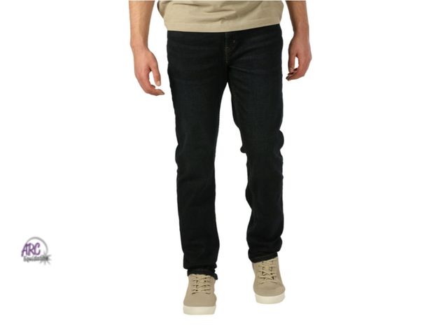 Lot 56-504824 - NEW-George slim fit black 38x30 jeans