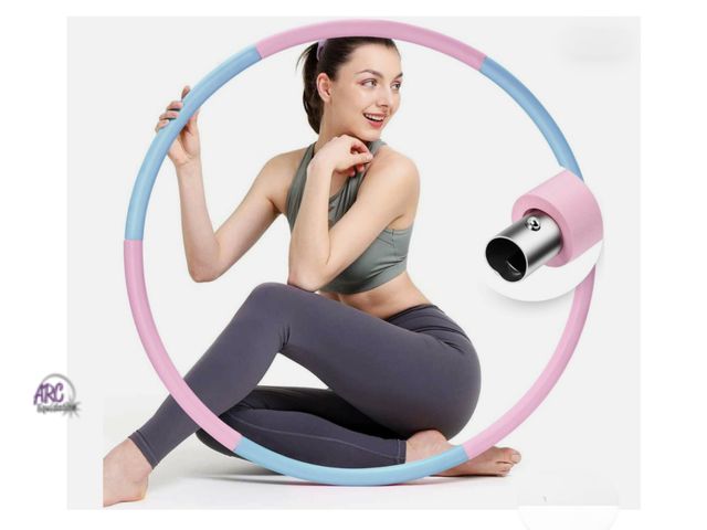 Lot 56-363335 - New, Colorfarm Fun Exercise At Home Fitness Hoop