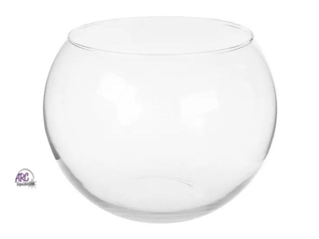 Lot 56-511425 - NEW-Bubble ball 12" vase-glass
