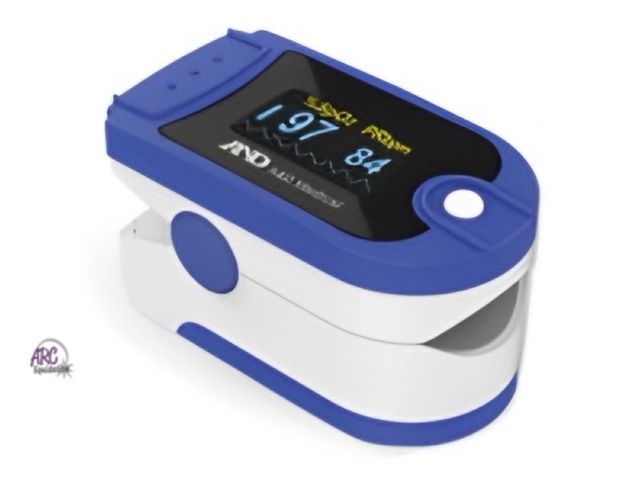 Lot 56-299214 - NEW OPEN BOX A&amp;D Medical Fingertip Pulse Oximeter