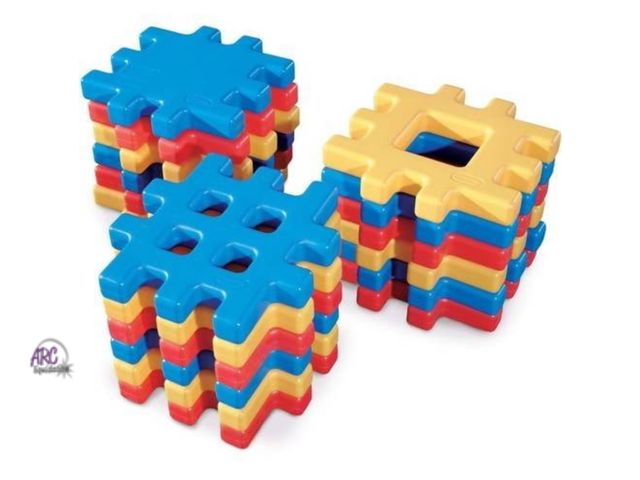 Lot 56-275651 - New Little Tikes Big Waffle Block Set, 18 Pieces