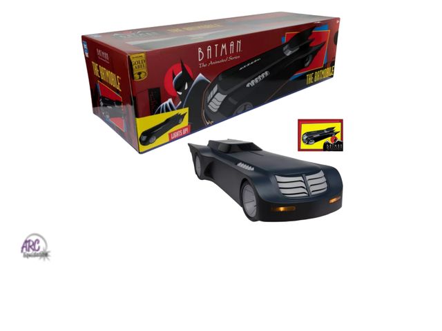Lot 56-746830 - New McFarlane Toys. Gold label. 1:10 scale. DC Direct Batman: The Animated Series Large Batmobile. L...