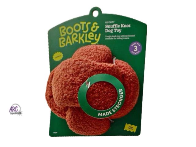 Lot 56-289013 - NEW Plush Treat Dispenser Dog Toy - Boots &amp; Barkley Durability scale 3 Occupy, Chew, Tug, Fetch ...