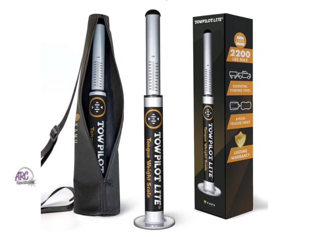 Lot 56-311540 - New, TowPilot Lite RV Trailer Tongue Weight Scale | 2200 LBS Measurement Capacity Includes Waterproo...