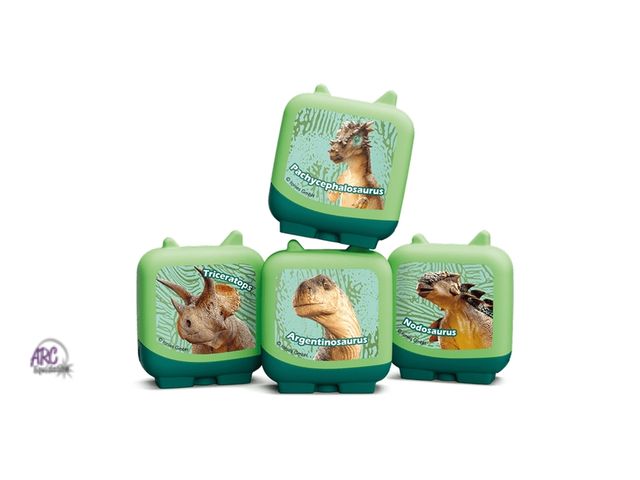 Lot 56-566930 - NEW-Gentle Giant Dinosaurs Clever Tonies - 4 Pack FOR TONIEBOX MACHINES