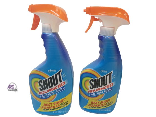 Lot 56-539017 - NEW-1 MISSING SOME PRODUCT-SHOUT-advanced action gel spray-38 oz total
