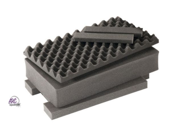 Lot 56-730347 - New Pelican 3-Piece Foam Set for 1535 Air Case Retail $80