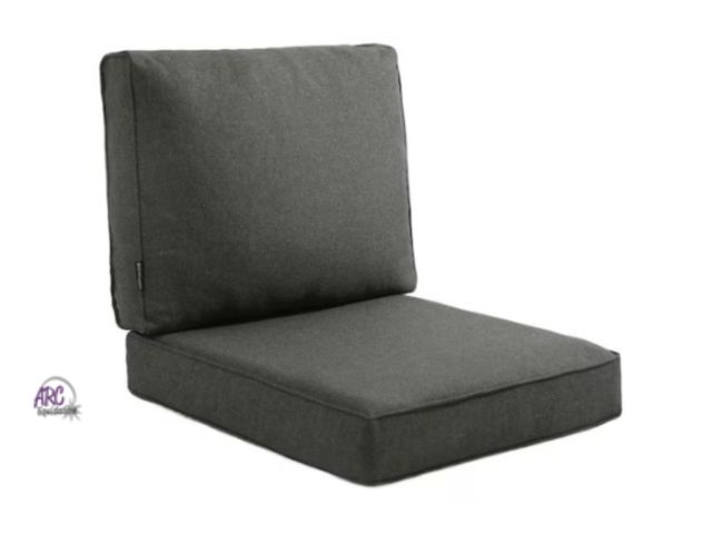 Lot 56-452360 - New - 23 in. x 24 in. 19 in. x 23 in. 2-Piece Deep Seat Rectangle Outdoor Lounge Chair Cushion/Back ...