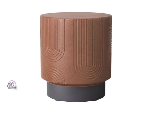 Lot 56-382112 - New,Damaged*small chips on item*Geometric Terrafab Accent Table Brown - Threshold