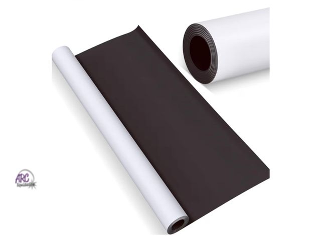 Lot 56-153651 - New Amylove Blank White Surface Magnet Sheets 24 Inch x 10 Feet, 30 Mil Magnetic Roll Printable Flex...