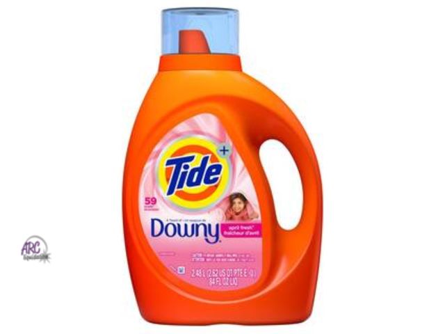 Lot 56-284212 - NEW Tide April Fresh with Downy Scent Liquid Laundry Detergent, 59-Loads, 84 fl. oz.