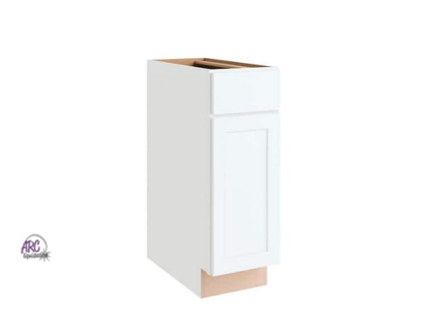 Lot 56-759760 - New Hampton Bay Cortland Shaker 12in Base Cabinet 12in W x 34.5in x 24in D