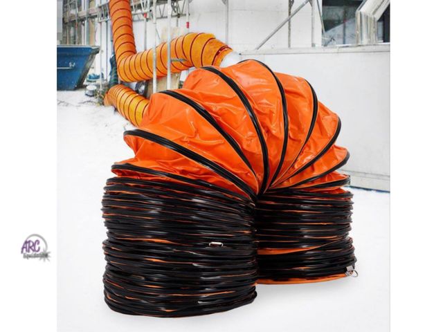 Lot 56-130561 - New Duct Hosing 32 ft. Length Flexible Ducting Hose PVC 12 in. for Utility Blower Ventilation Fan Ex...