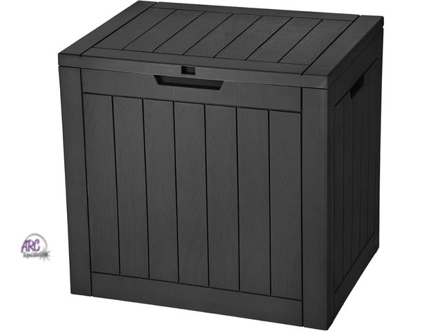 Lot 56-558218 - NEW-30 Gallon Deck Box Outdoor Storage Box, Waterproof Resin Package Delivery and Storage Box with L...
