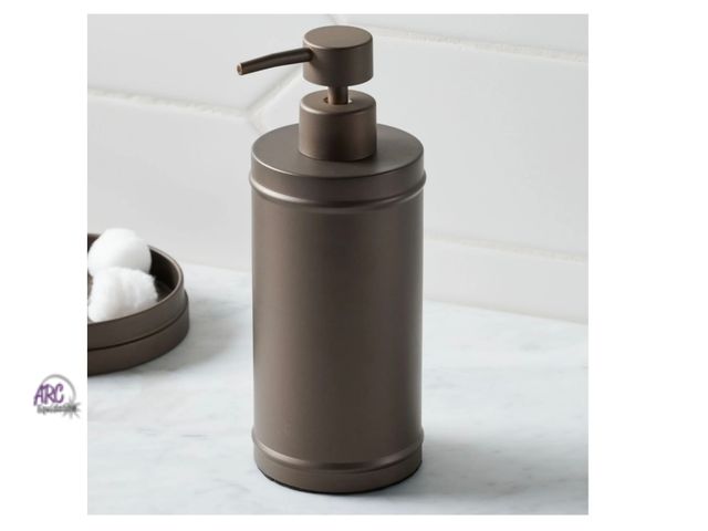 Lot 56-113724 - New Better Homes &amp; Gardens Metal Soap Pump, (Bronze)