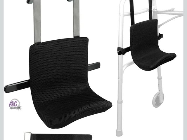 Lot 56-882640 - New - Missing Straps - Knee Sling for Walker, Leg Support Up to 300lbs with Comfortable Cushion