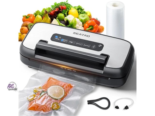 Lot 56-504524 - NEW-Seatao vacuum sealer-manual seal/marinate/canister options