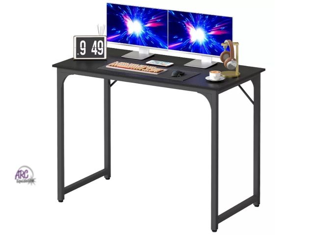 Lot 56-771721 - New in box. Computer Desk 39 inch Length Study Writing Table Adjustable feet for Home Office