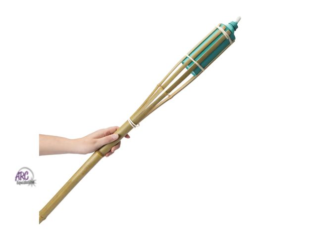 Lot 56-152612 - New Bamboo Outdoor Tiki Torch (58x3.5”)