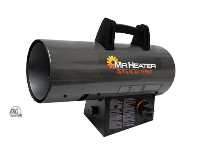 Lot 56-522040 - NEW-SLIGHTLY USED-Mr. Heater Contractor Series 60,000 BTU Forced Air Propane Outdoor Space Heater