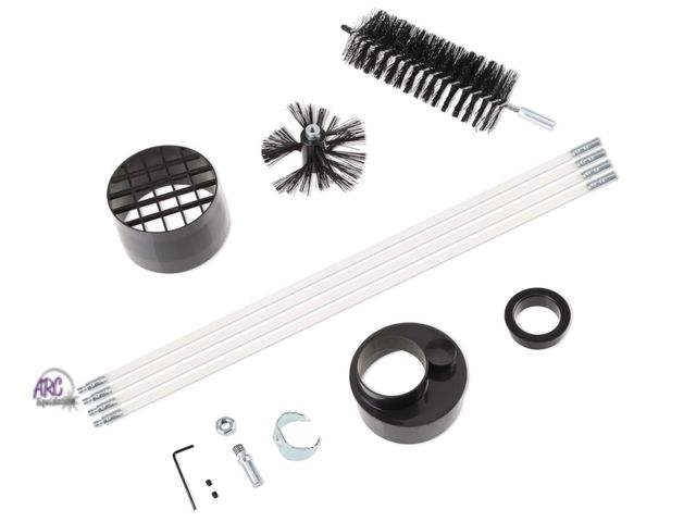 Lot 56-124460 - New - Rotary Dryer Vent Cleaning Brush Kit, Lint Remover, Extends Up to 12 Feet, Includes Bonus Lint...