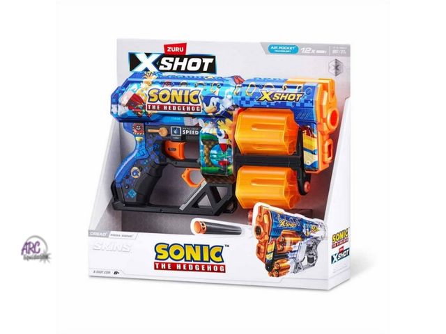 Lot 56-745030 - New XSHOT Skins Dread Blaster - Mega Sonic Skin