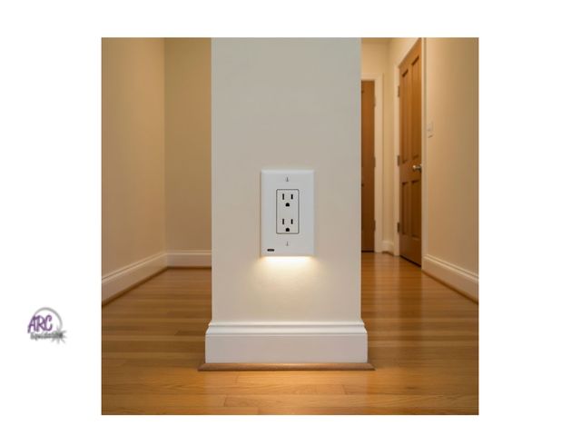 Lot 56-403965 - New in Package - (Décor, White) - Single - SnapPower GuideLight [for Standard Decor, Not GFCI outlet...