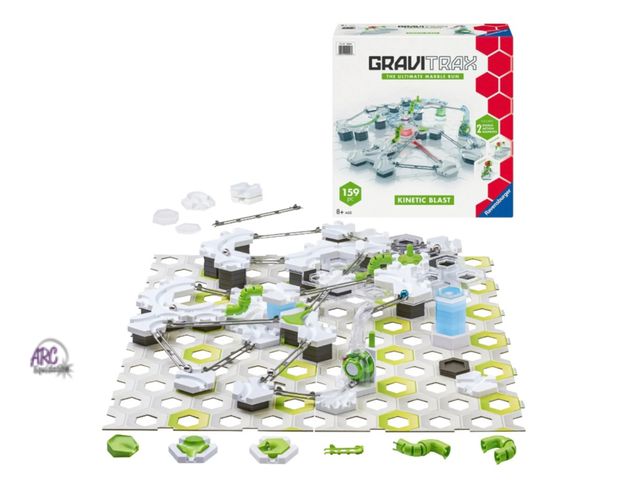 Lot 56-125560 - New Ravensburger Gravitrax Kinetic Blast, Ultimate Marble Run 159 Pc