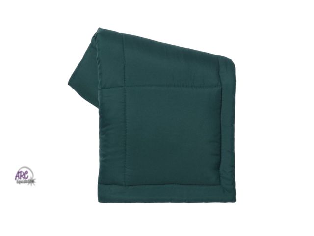 Lot 56-309540 - New, Room Essentials 48”x60” quilted throw blanket. Green