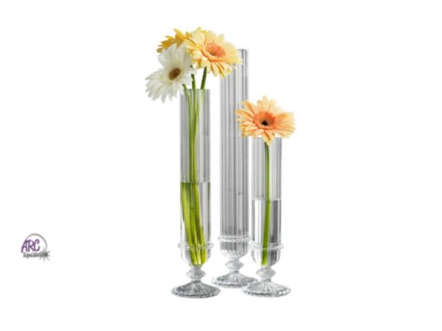 Lot 56-462461 - New in Box - Set of 3 - Glass Bud Vases by Home Essentials