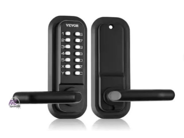 Lot 56-484264 - New Open Box - VEVOR Mechanical Keyless Entry Door Lock 14 Digit Keypad Zinc Alloy Waterproof with H...