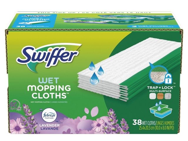 Lot 56-849412 - New - Swiffer Wet Cloths 2 Tubs - 2x19