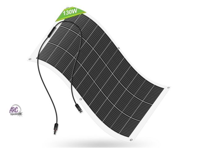Lot 56-834910 - New in Box - ECO-WORTHY 130 Watt Monocrystalline Flexible Solar Panel
