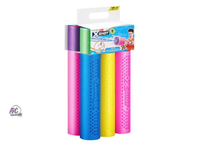 Lot 56-645365 - New - Zuru X-Shot Foam Water Blaster, 4-count