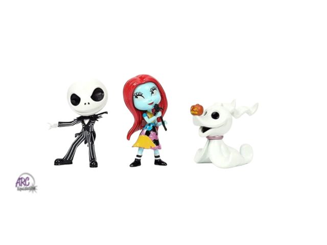 Lot 56-285830 - NEW Disney Nightmare Before Christmas 3-Pack 2.5" Die-cast Figures