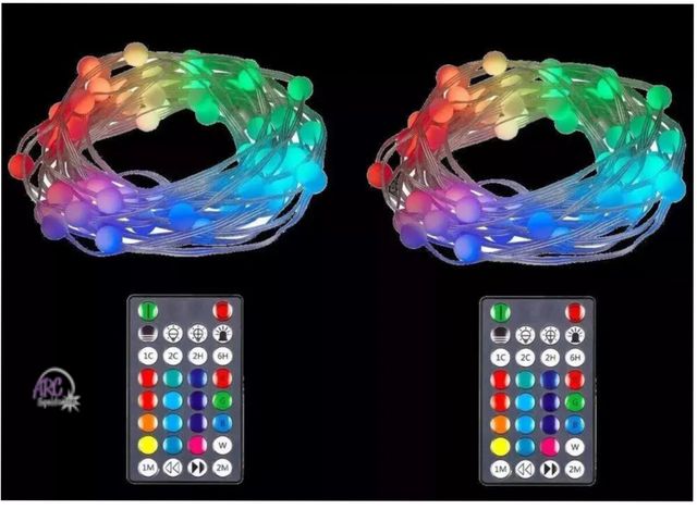 Lot 56-187040 - New, Two-Pack of Enbrighten Brand LED Color-Changing Bubble Lights