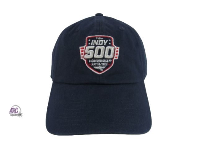 Lot 56-461461 - New - 2026 Indy 500 Event Hat 110TH Running Logo Cap Adjustable Strap Indycar Blue