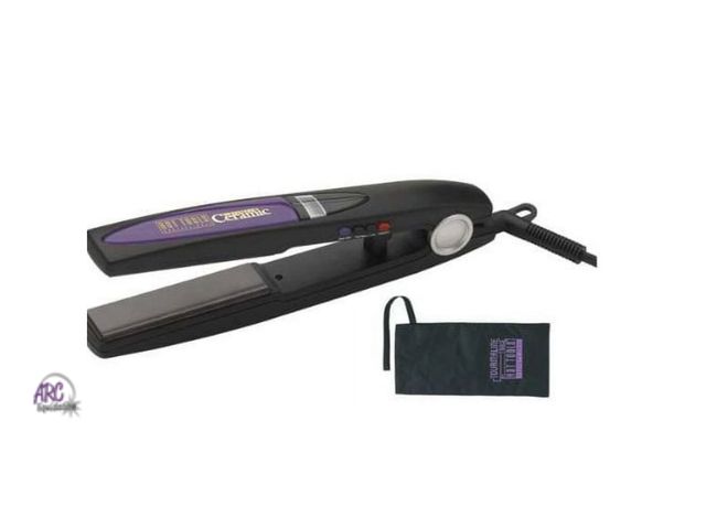 Lot 56-125060 - New Tested &amp; Works Hot Tools Tourmaline Tools Digital Flat Iron - 1" (HT1163) (Black/Purple)