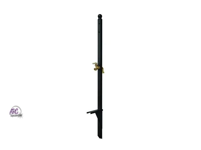 Lot 56-763199 - New Liberty Garden 114 Garden Hose Hanger Spigot Post, Black