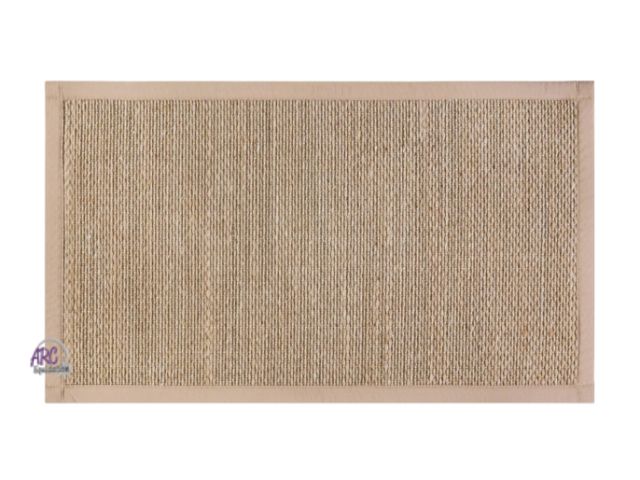 Lot 56-588233 - NEW-34" X 20" Textured woven rug-brown