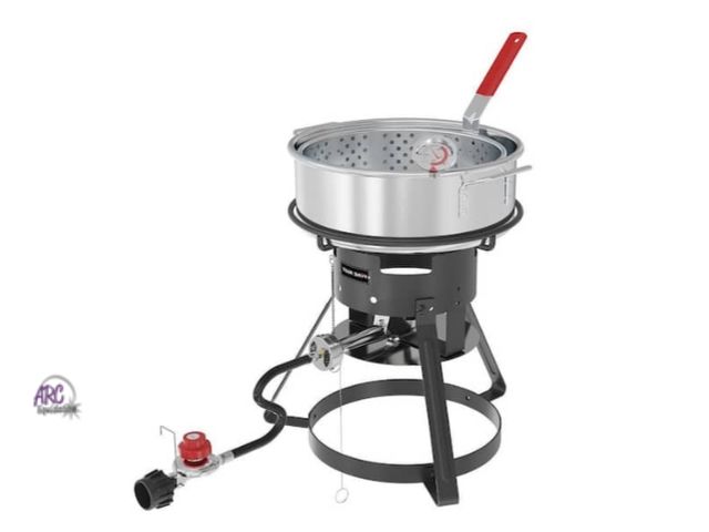 Lot 56-561043 - NEW-FIRE RIOT 10QT propane Fish Fryer Kit