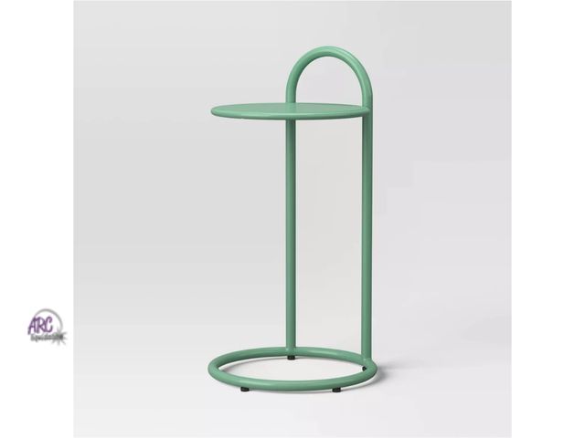 Lot 56-578223 - NEW-Metal Cocktail Accent Table - Room Essentials™ green 20.66 Inches (H) x 10.62 Inches (W) x 10.62...