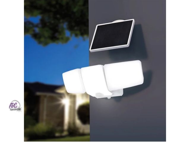 Lot 56-332660 - New in box. Lutec Motion Activated Solar Security Light