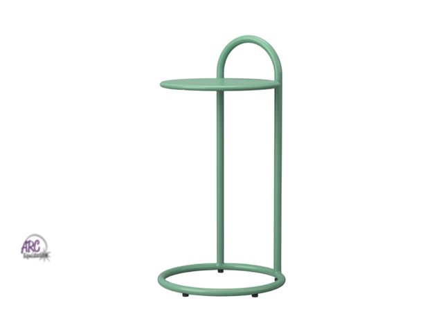 Lot 56-484113 - NEW-Metal Cocktail Accent Table - Room Essentials - Blue