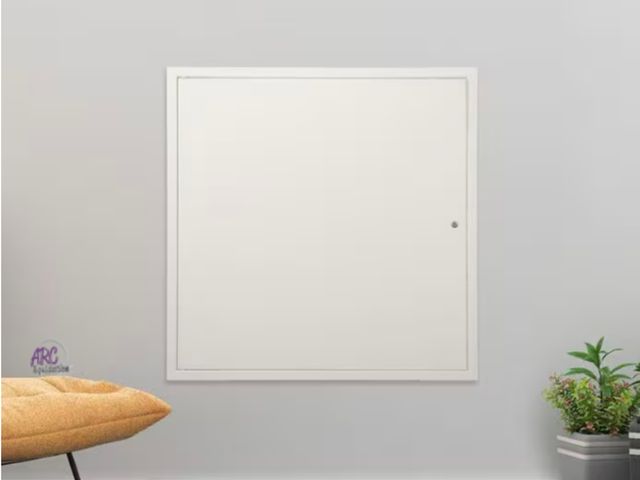 Lot 56-148864 - New Metal Access Panel 24 in. W x 24 in. H Plumbing Access Doors with Cam Latch Lock Heavy-Duty Stee...