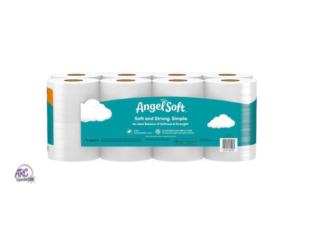 Lot 56-157113 - New Angel Soft 2-Ply Toilet Paper, 16 Mega Rolls
