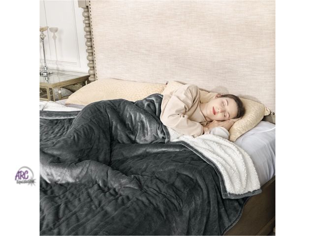 Lot 56-391713 - New,SEALED,Sunvivi Heated Blanket King Size, Electric Throw 10 Heat Settings, 12 Hours Auto Off, Sof...