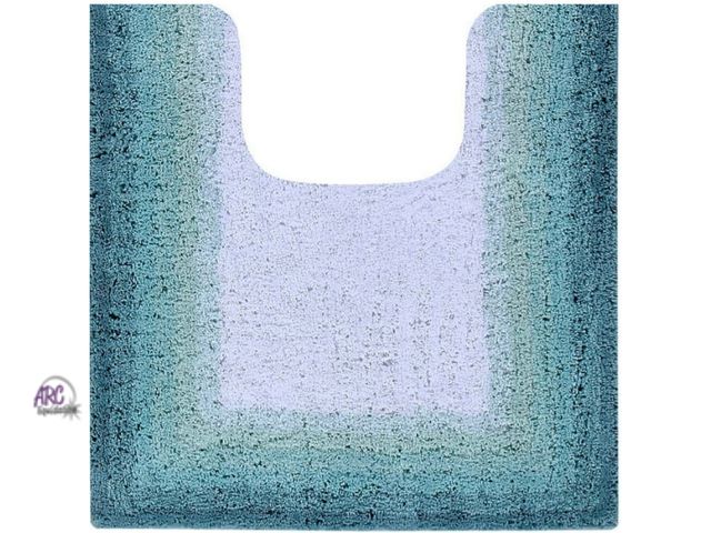 Lot 56-509125 - NEW-Better Trends 20" x 20" U-Shape Toilet Rug 100% Cotton Non Slip Tufted Contour Bath Mat, Water A...